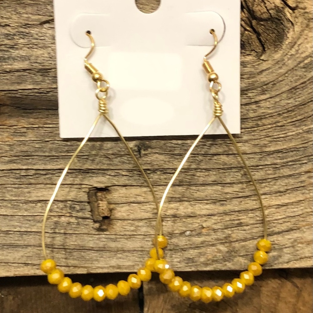925 Sterling Silver Tear Drop Hoops